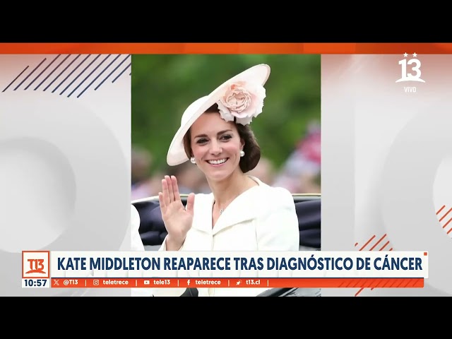 ⁣Kate Middleton reaparece tras diagnóstico de cáncer