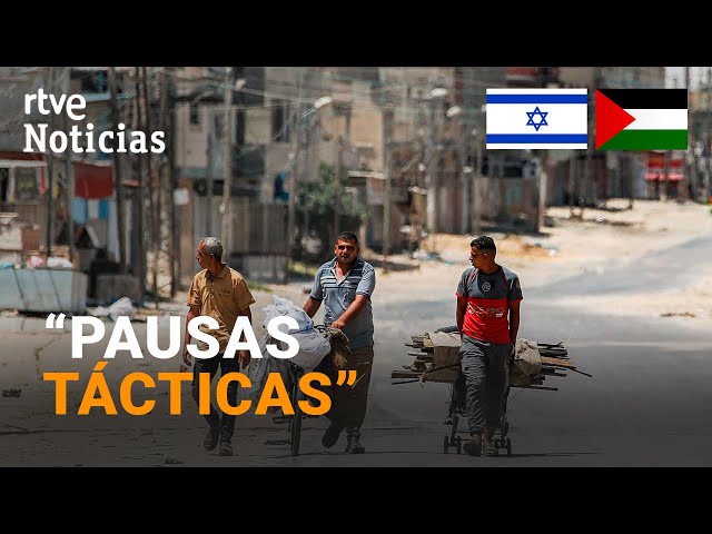 ⁣ISRAEL-GAZA: El EJÉRCITO permitirá la ENTRADA de AYUDA HUMANITARIA mientras se ALEJAN de una TREGUA|