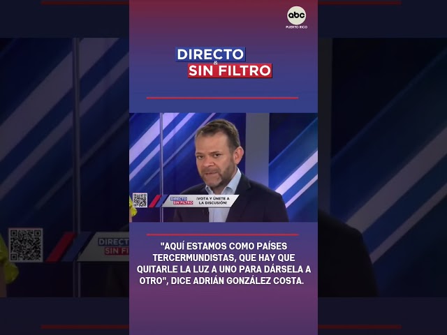 ⁣Directo y Sin Filtro: Adrián González Costa: "la mayor preocupación ahora no es solo LUMA Energ