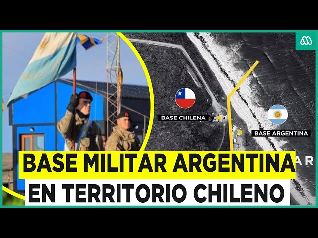 ⁣“Es inadmisible”: Base militar argentina se instala en territorio de Chile
