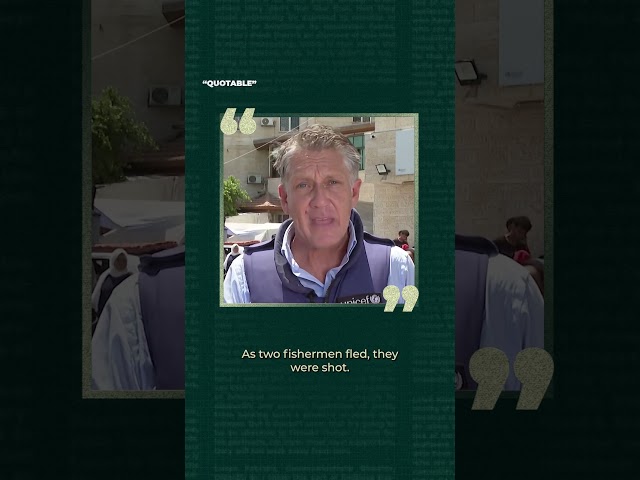 ⁣Shooting deaths of fishermen, not 'unique events' in Gaza | Quotable