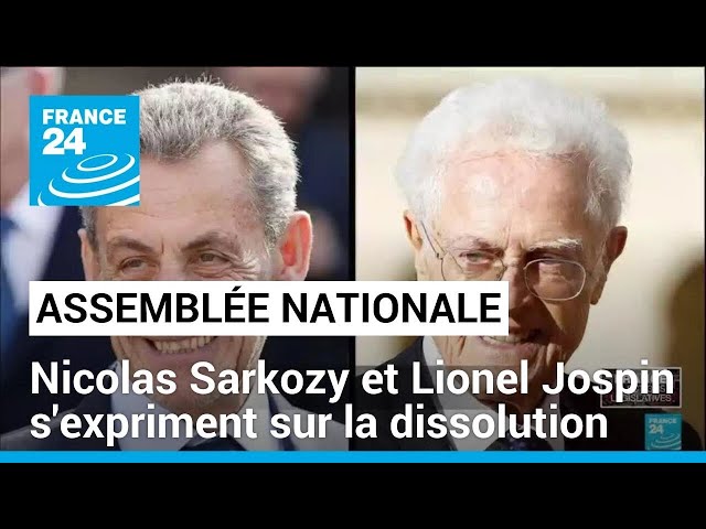 ⁣Nicolas Sarkozy et Lionel Jospin s'expriment sur la dissolution de l'Assemblée nationale