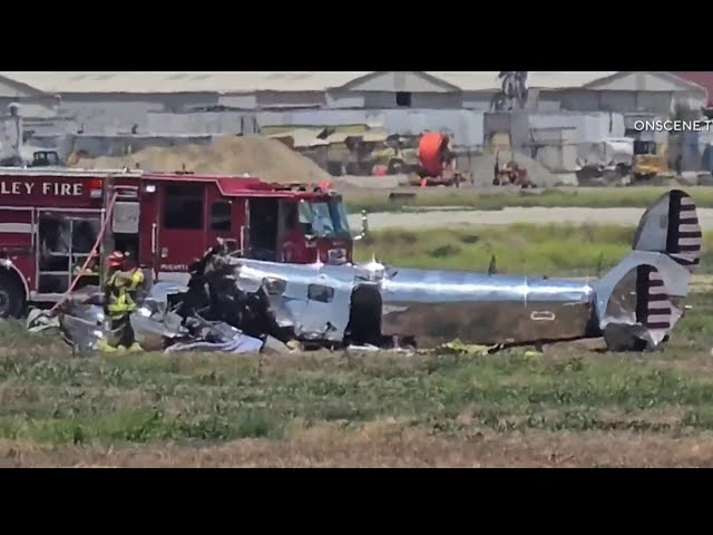 ⁣2 dead after plane crashes at Chino airport