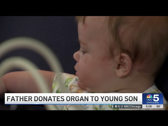 ⁣Oswego father donates organ to his young son