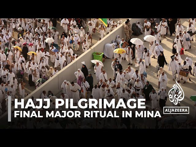 ⁣Millions of Muslim pilgrims worldwide perform the last major ritual of Hajj