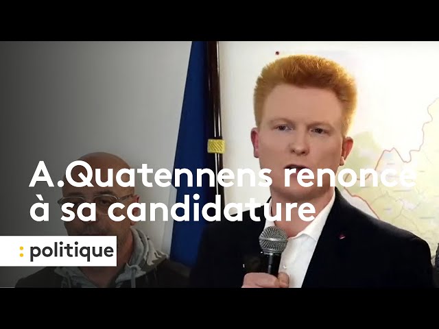 ⁣Législatives 2024 : face aux critiques, Adrien Quatennens renonce à sa candidature dans le Nord