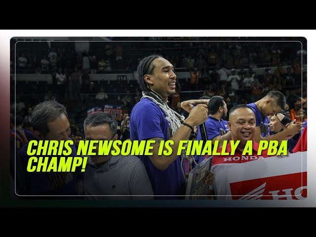 ⁣Chris Newsome reflects on Meralco's run to first PBA title | ABS-CBN News