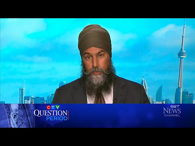 ⁣NDP Leader Singh on his concerns with foreign interference | CTV Question Period