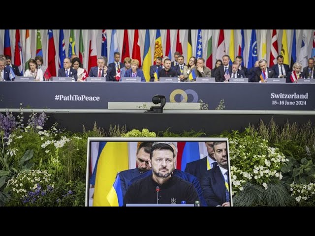 ⁣Schweizer Friedensgipfel fordert "territoriale Integrität" der Ukraine