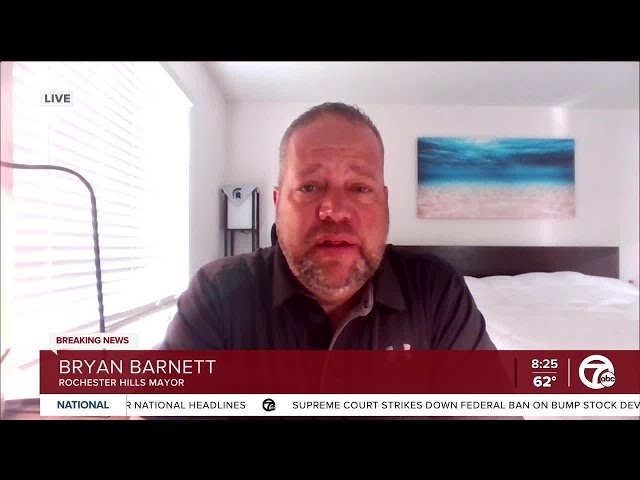 ⁣Rochester Hills mayor Bryan Barnett joins 7 News Detroit to discuss tragic splash pad shooting