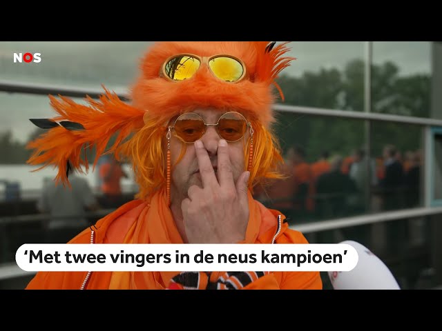 ⁣Oranjefans in Hamburg in extase na overwinning op Polen
