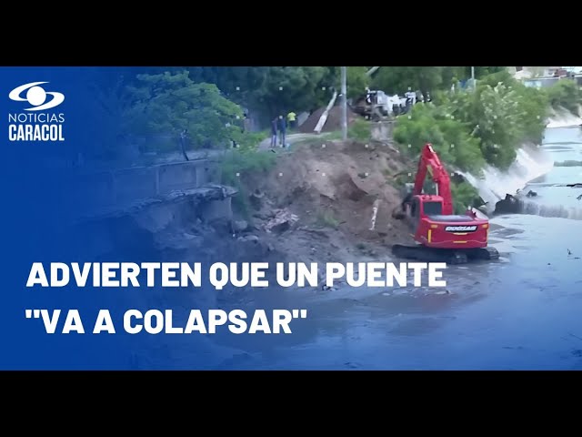 ⁣Emergencia por lluvias en Santiago, Putumayo: "Río Negro se llevó carretera de la vía nacional&