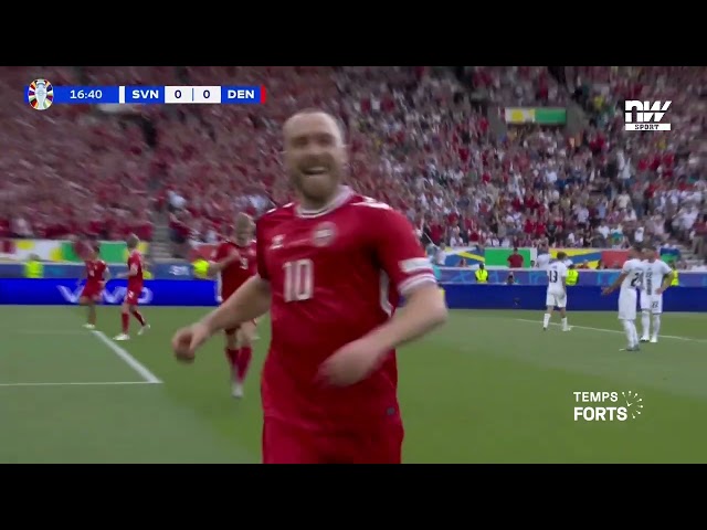 ⁣EURO 2024 : SLOVENIE   DANEMARK (Résumé du match )