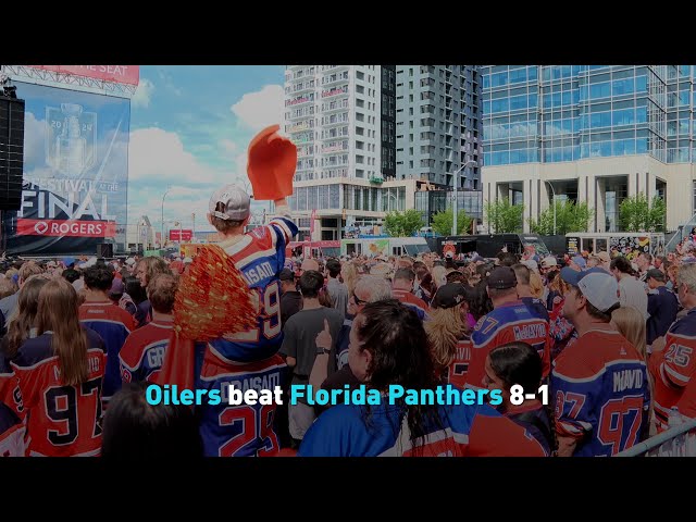 ⁣Oilers beat Florida Panthers 8-1
