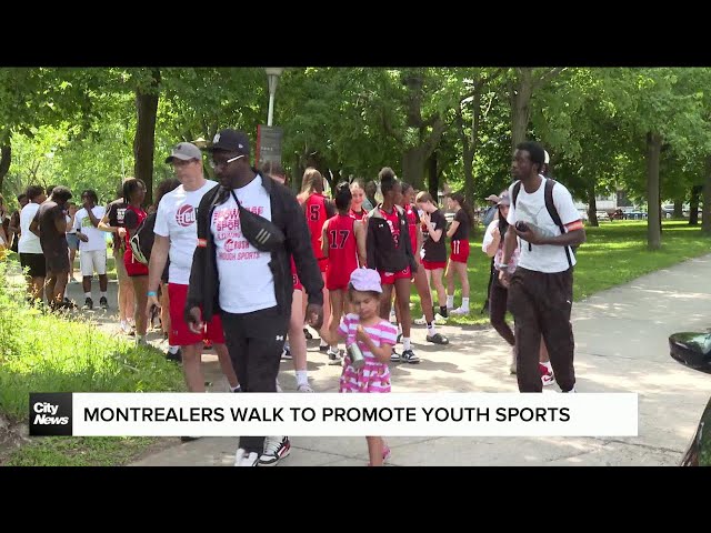 ⁣Fundraiser walk-a-thon encourages young Montrealers to do sports