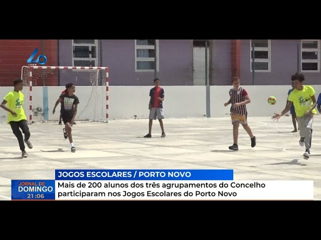 ⁣Mais de 200 alunos dos três agrupamentos do Concelho participaram nos Jogos Escolares do Porto Novo