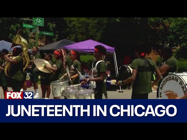 ⁣Juneteenth events underway in Chicago area