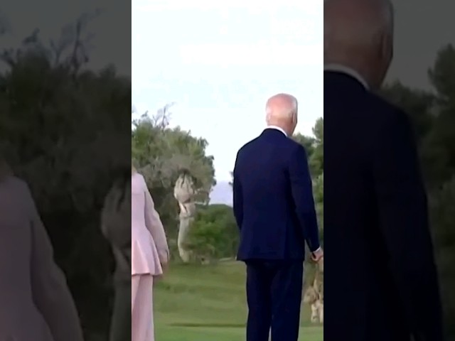 ⁣A Joe Biden "se le va el avión" durante un evento con los líderes del G7 | Shorts | Zea