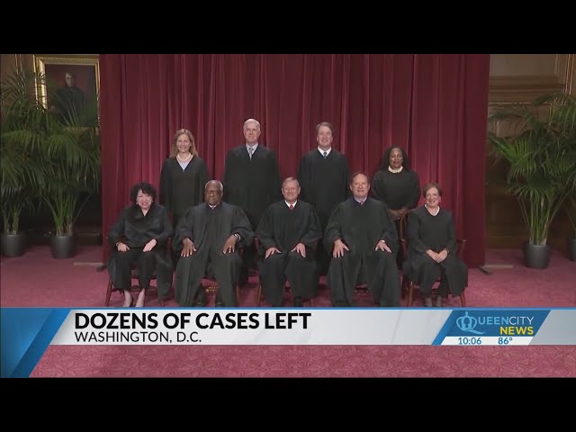 ⁣SCOTUS have dozens of cases left to rule on before end of session