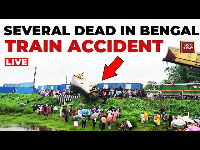 ⁣LIVE: Bengal Train Collison | Several Dead After Kanchanjunga Exp Hit By Goods Train In Siliguri