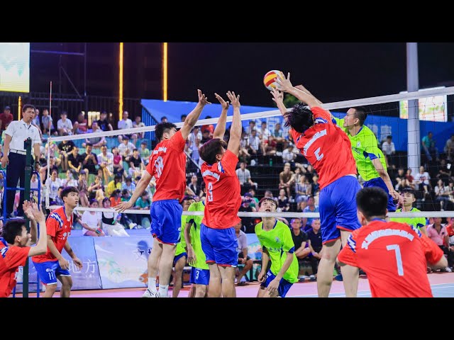 ⁣Hainan Village Volleyball League powers rural revitalization
