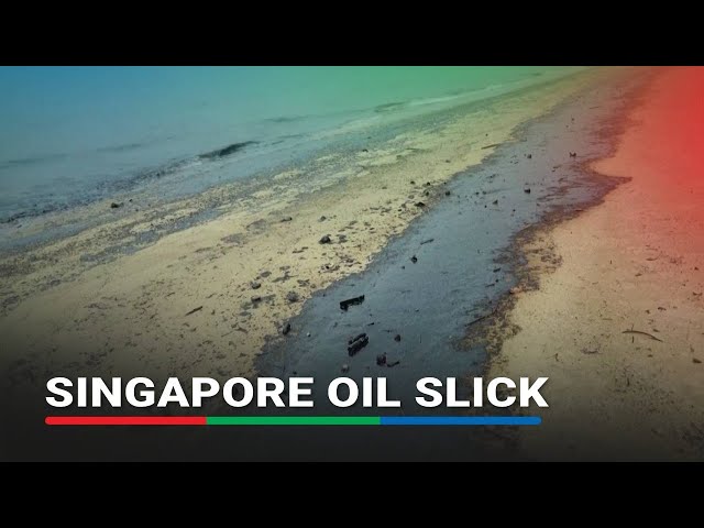 ⁣Singapore closes coastal parks as oil slick spreads