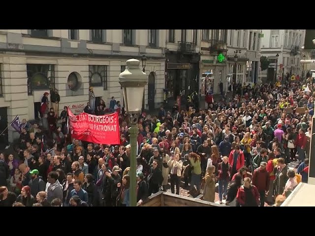 ⁣Bruxelles  : une marche massive contre l'extrême droite