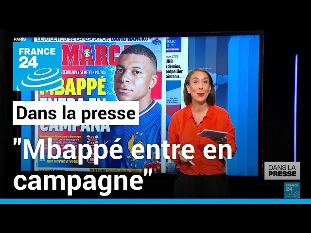 ⁣Appel à voter contre "les extrêmes": "Kylian Mbappé entre en campagne" • FRANCE 