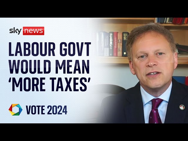 ⁣'More taxes are coming from Labour if they win' - Defence secretary