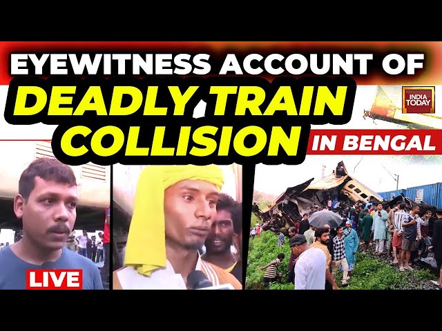 ⁣LIVE | 8 Dead As Goods Train Rams Kanchanjunga Express In Bengal | India Today Live