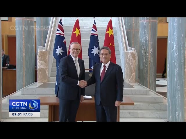⁣Le Premier ministre chinois rencontre son homologue australien