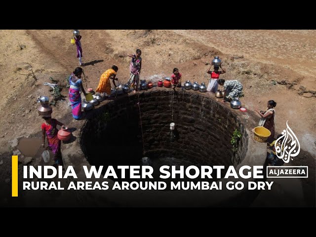 ⁣Wells run dry in India as scorching heatwave and poor infrastructure worsen water crisis