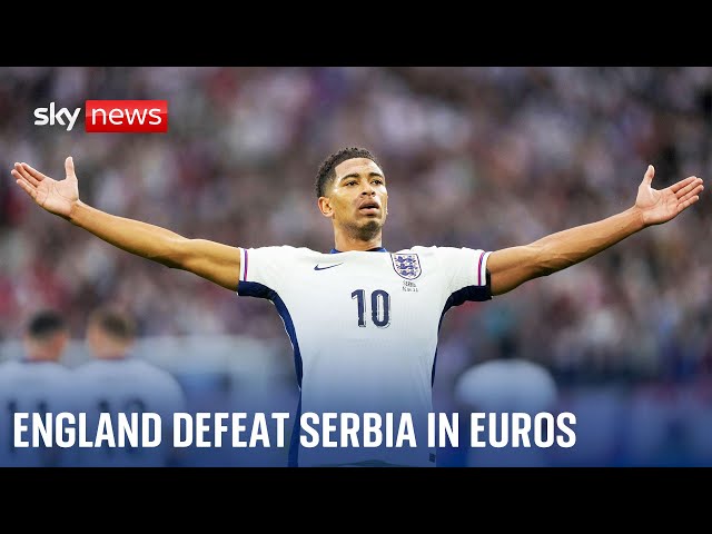 ⁣Euro 2024: Jude Bellingham shines as England defeat Serbia