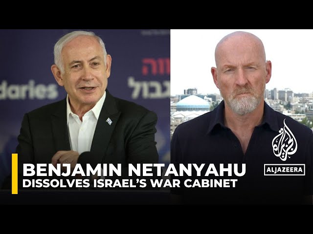 ⁣Israel’s Netanyahu dissolves war cabinet