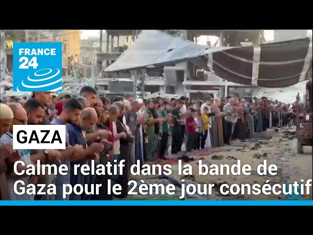 ⁣Calme relatif dans la bande de Gaza pour le deuxième jour consécutif • FRANCE 24