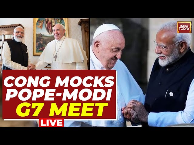 ⁣LIVE | Kerala Cong Mocks Pope-Modi G7 Meet | BJP Accuses Cong Of Insulting Christians | India Today