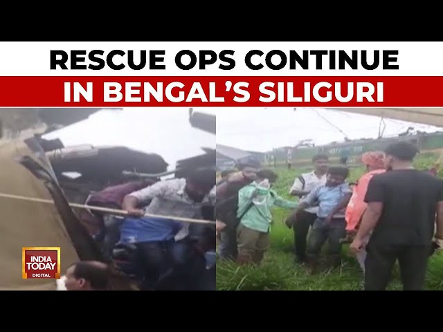 ⁣Bengal Train Tragedy: 8 Dead In Siliguri's Deadly Collision, Rescue Operations Underway At Site