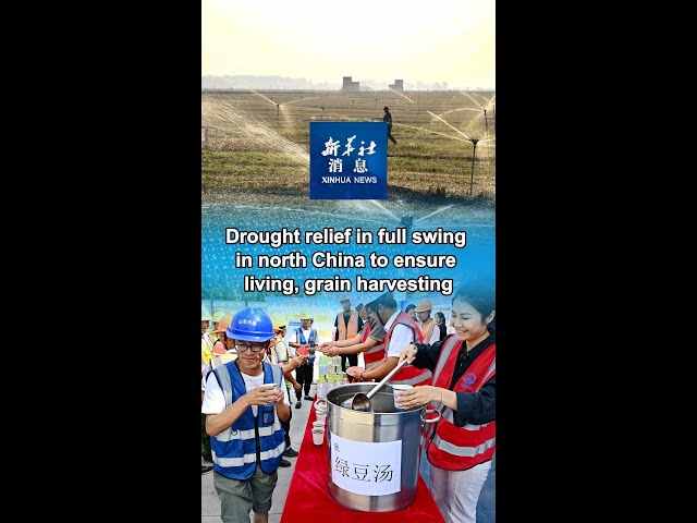 ⁣Xinhua News | Drought relief in full swing in north China to ensure living, grain harvesting