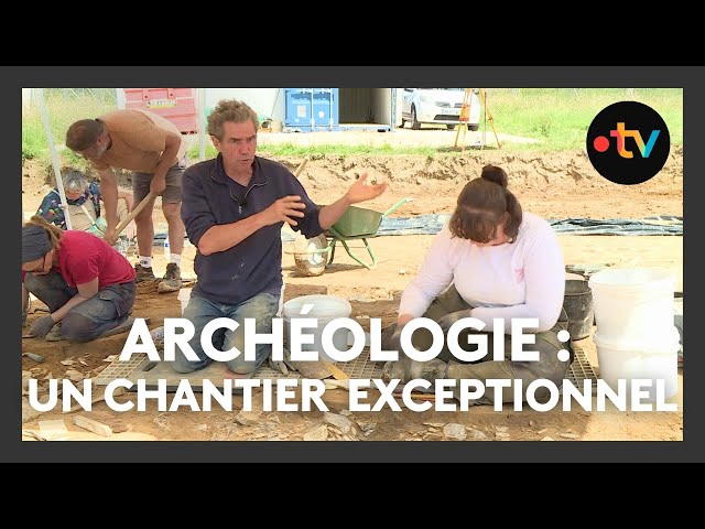⁣Archéologie : un chantier de fouilles exceptionnel en Dordogne