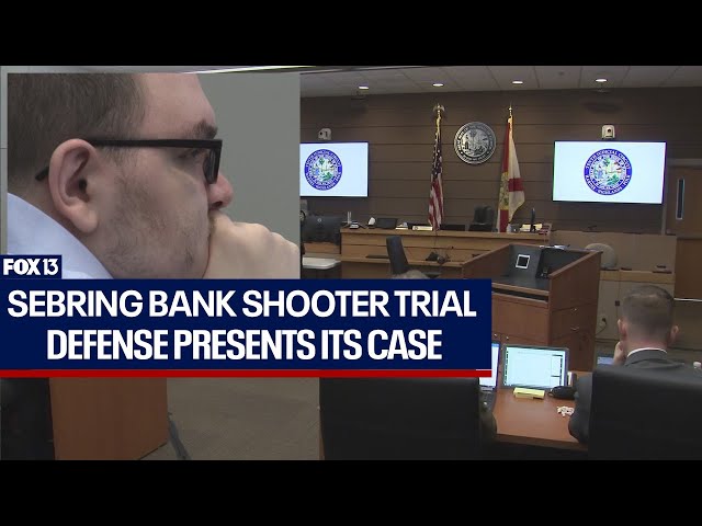 ⁣Sebring bank shooter trial