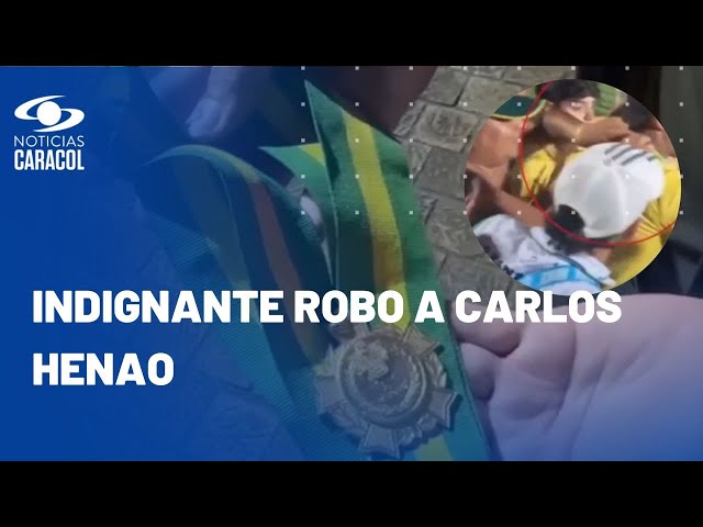 ⁣Le robaron medalla a jugador del Bucaramanga y madre del delincuente lo delató