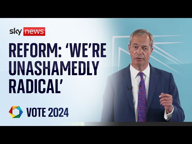 ⁣'We're unashamedly radical': Nigel Farage defends Reform's £141bn a year pledge 