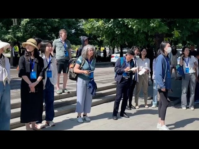 ⁣GLOBALink | Journalists from 16 countries visit China's Xinjiang
