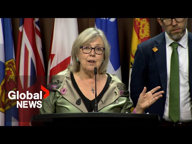 ⁣"Not entirely contradictory": Elizabeth May on Singh's foreign interference report in