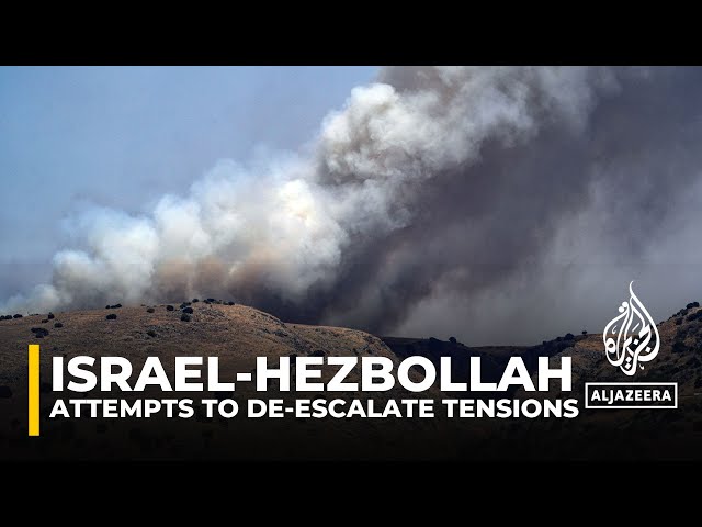 ⁣Israel-Hezbollah fighting: US special envoy is now in Israel for talks
