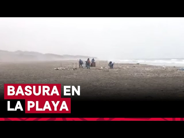 ⁣Ventanilla: contaminación en playa Costa Azul pone en riesgo equilibrio ecológico