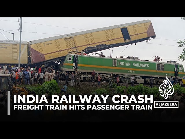 ⁣More than a dozen killed in Indian train collision