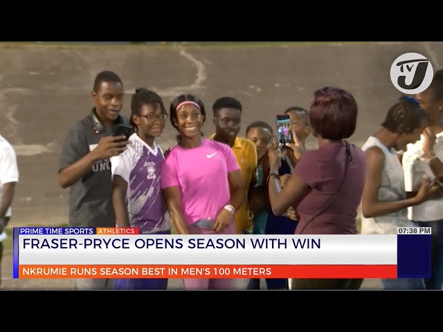 ⁣Shelly-ann Fraser-Pryce Opens Season with Win