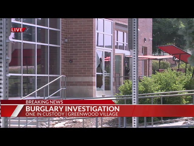 ⁣Police investigate burglary at Greenwood Village business