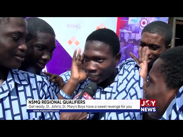 ⁣NSMQ Regional Qualifiers: Get ready, St. John's; St. Mary's Boys have a sweet revenge for 